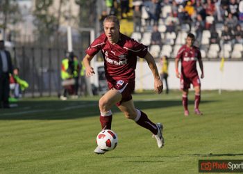 Mihai Roman a marcat cel de-al doilea gol al Rapidului în amicalul cu Ujpest